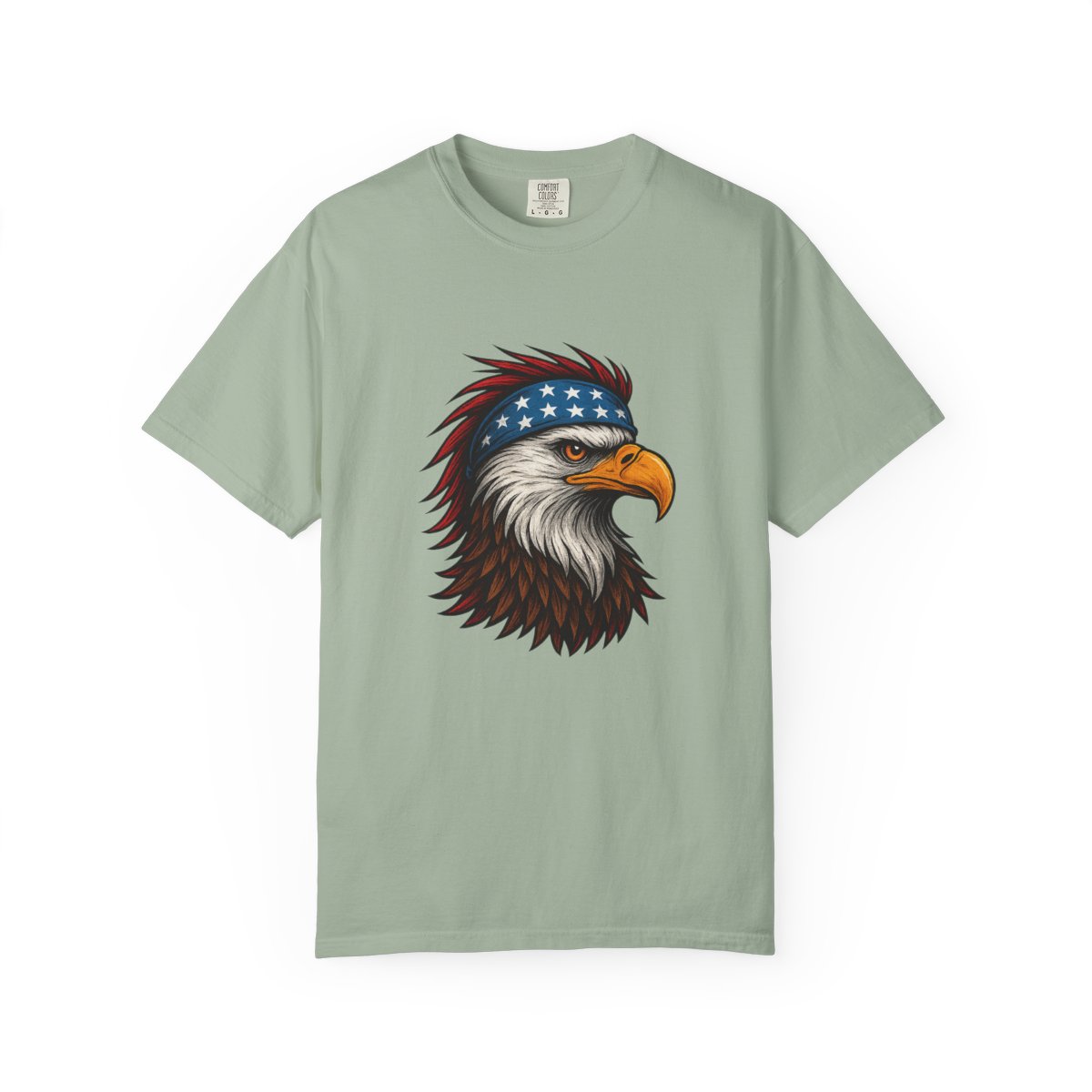 Majestic Bald Eagle 4th of July Patriotic T-Shirt - alternate angle 4, merchandise
