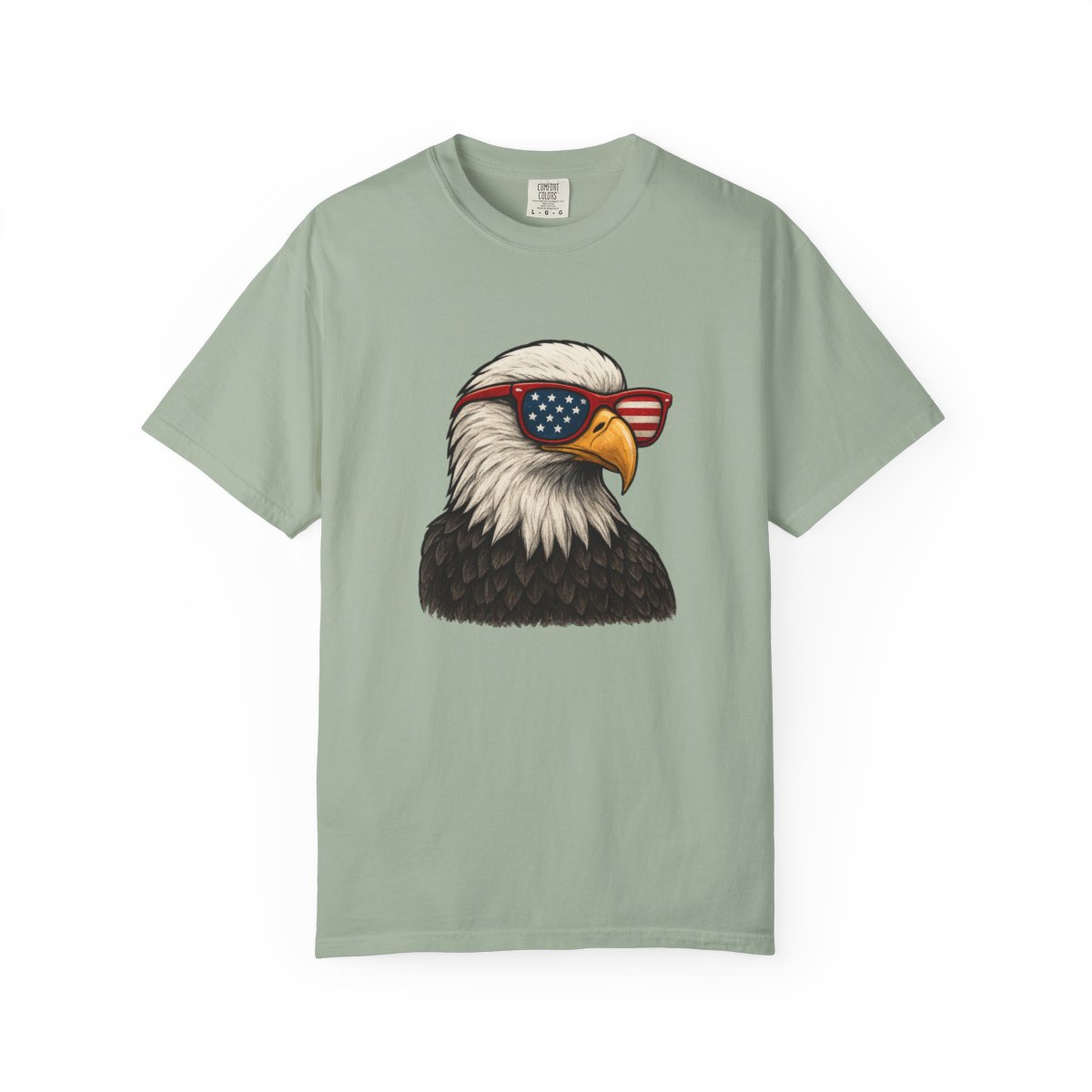 Freedom Bald Eagle Patriotic Sport T-Shirt - alternate angle 5, merchandise