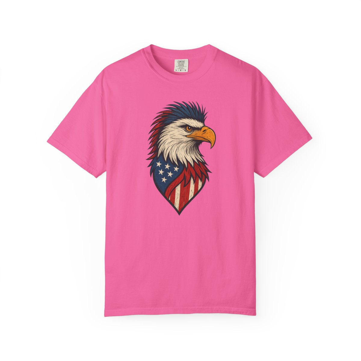 USA Independence Day Eagle Patriotic T-Shirt - alternate angle 5, merchandise