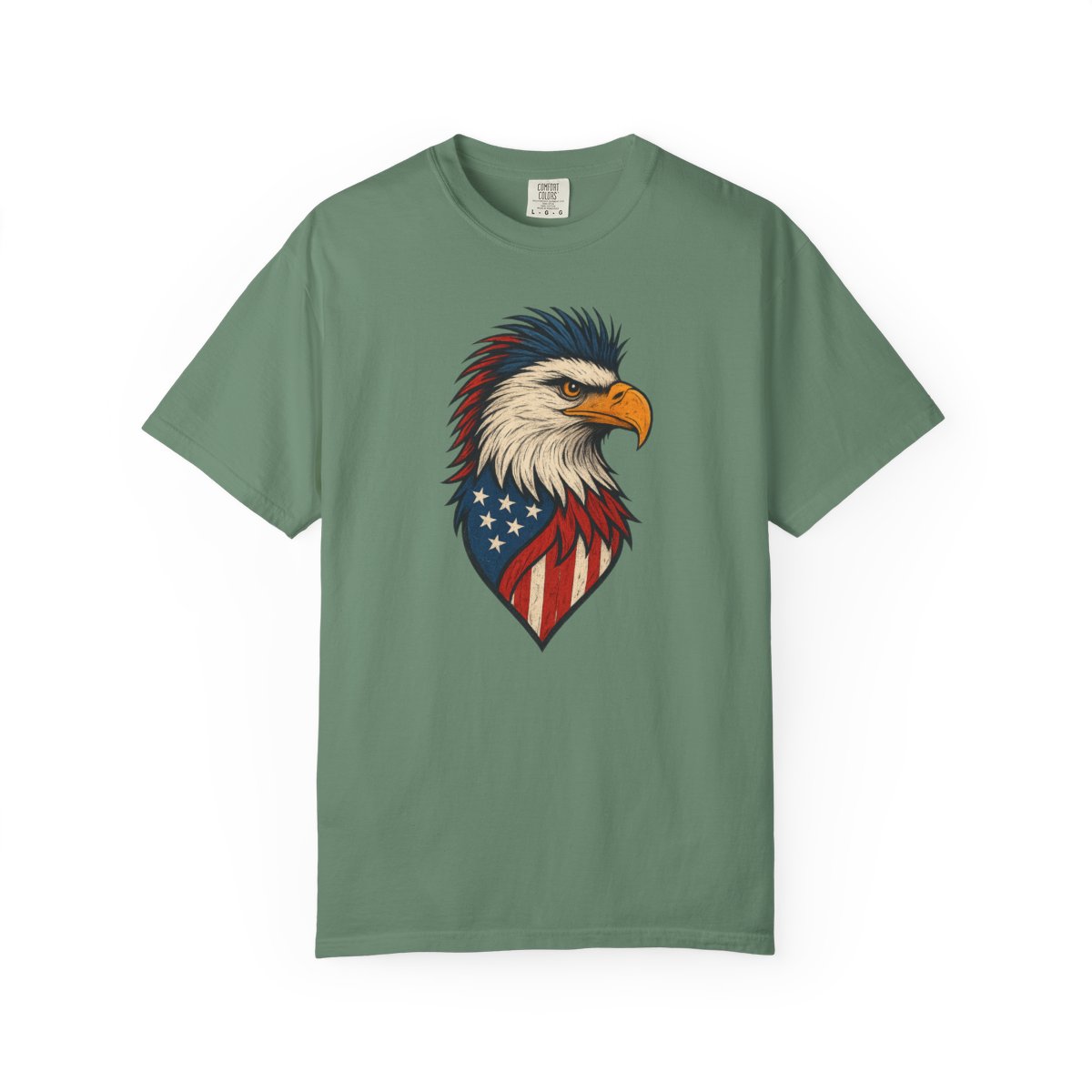 USA Independence Day Eagle Patriotic T-Shirt - alternate angle 4, merchandise