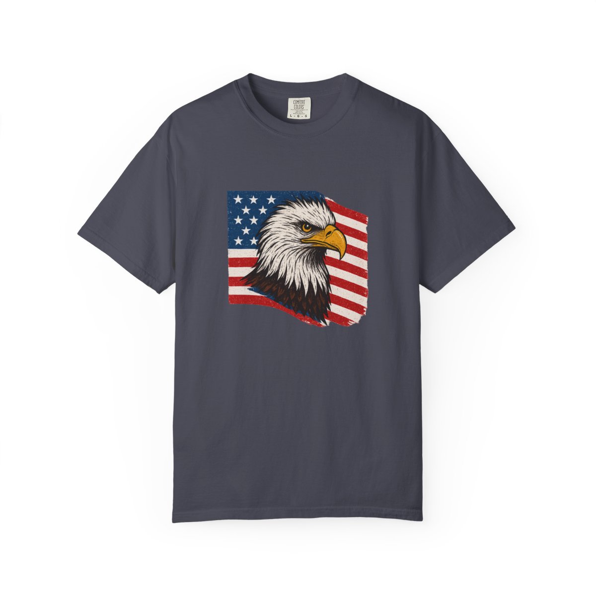 Patriotic Bald Eagle Freedom USA T-Shirt - alternate angle 5, merchandise