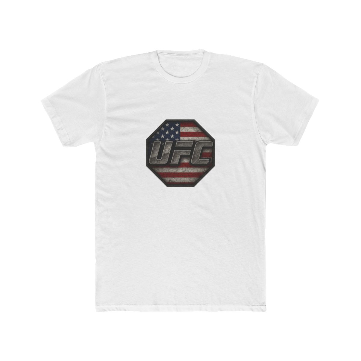 Bold 3D UFC USA Flag Patriotic T-Shirt - Official T-Shirts merchandise