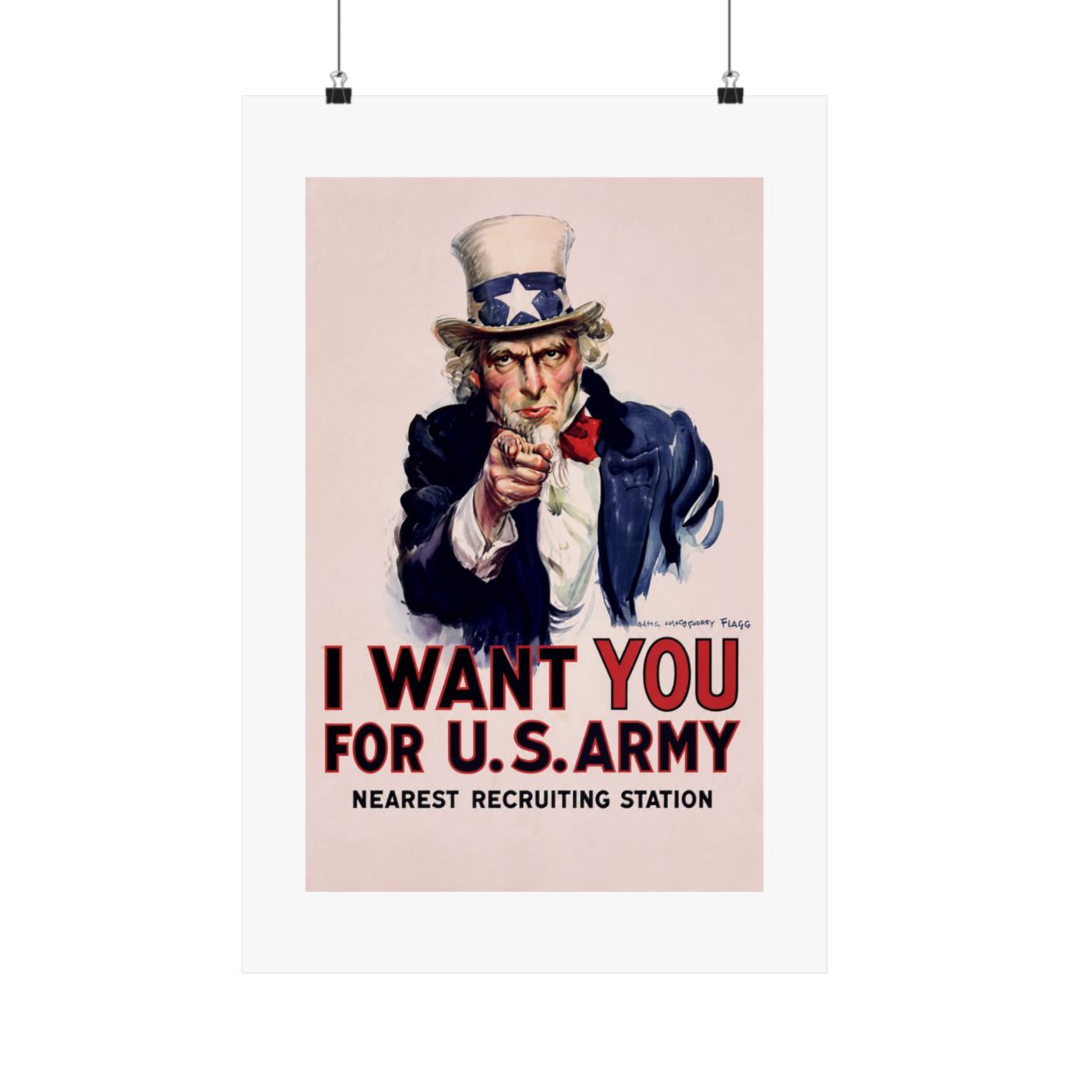 Uncle Sam Recruitment Poster - alternate angle 5, merchandise