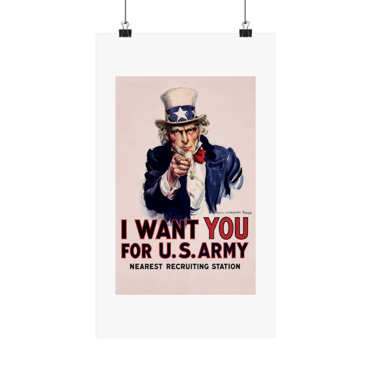 Uncle Sam Recruitment Poster - alternate angle 5, merchandise