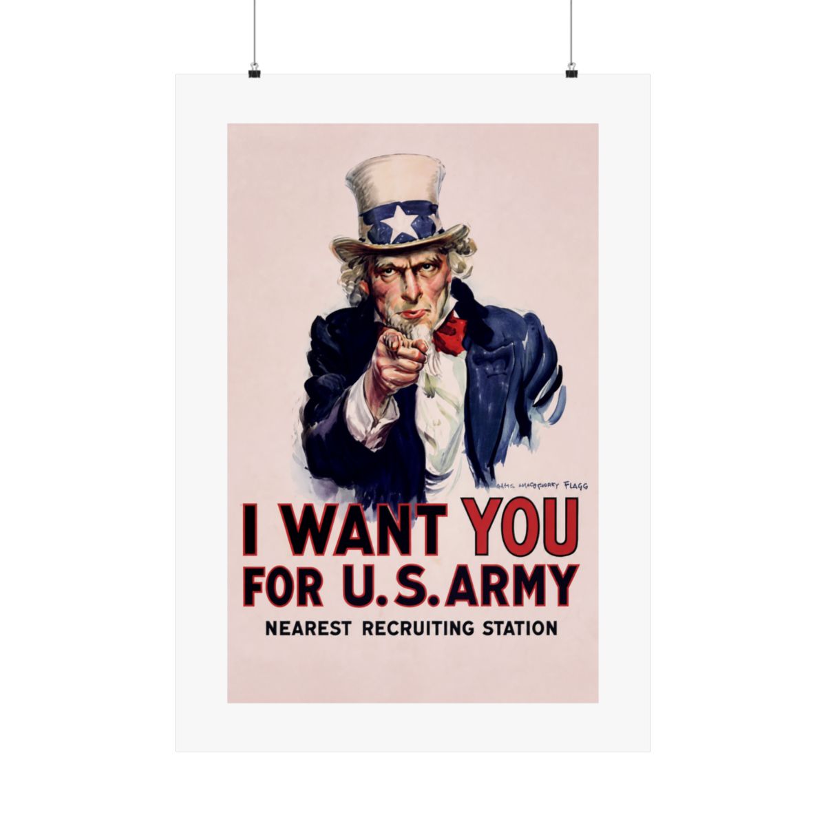 Uncle Sam Recruitment Poster - alternate angle 3, merchandise