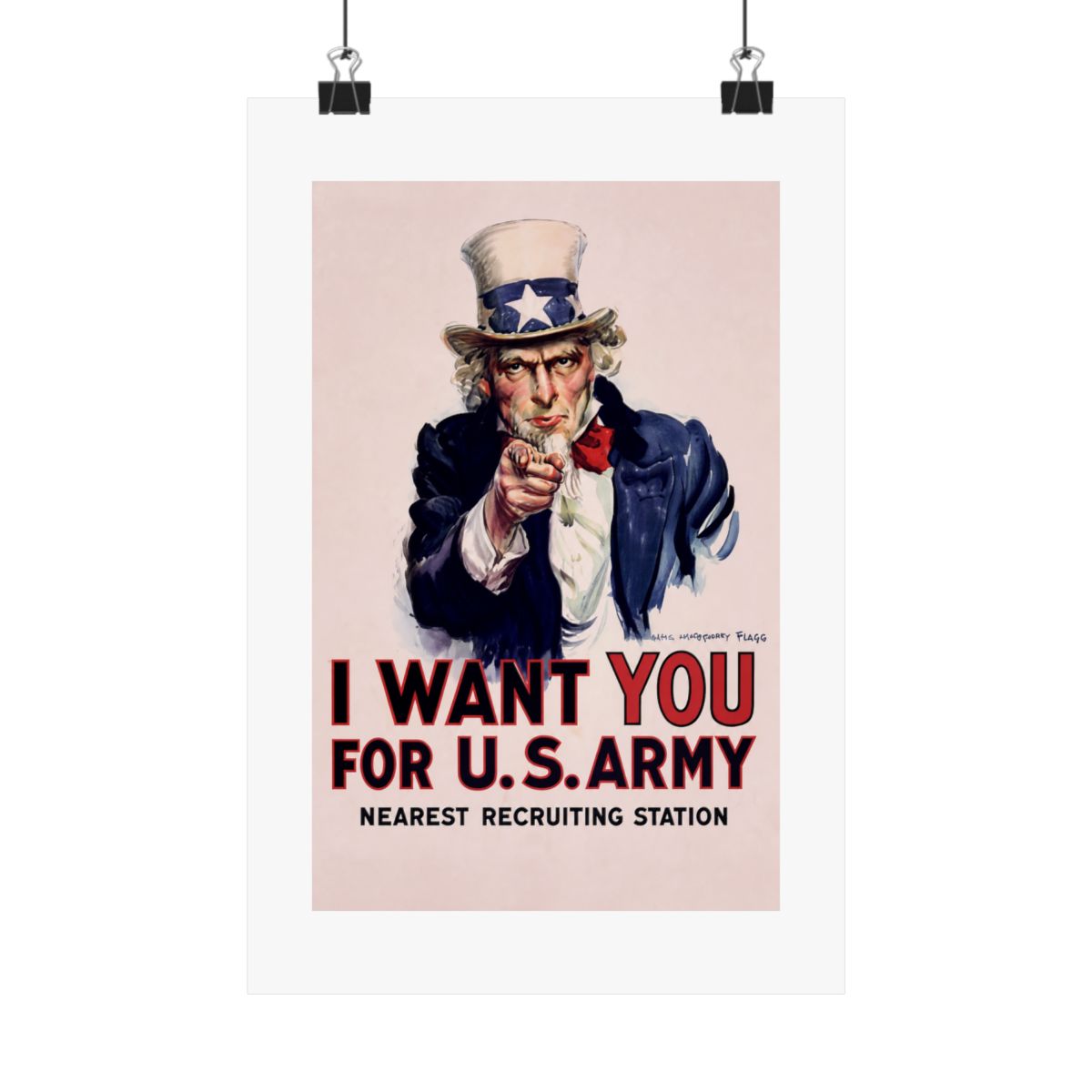 Uncle Sam Recruitment Poster - alternate angle 1, merchandise