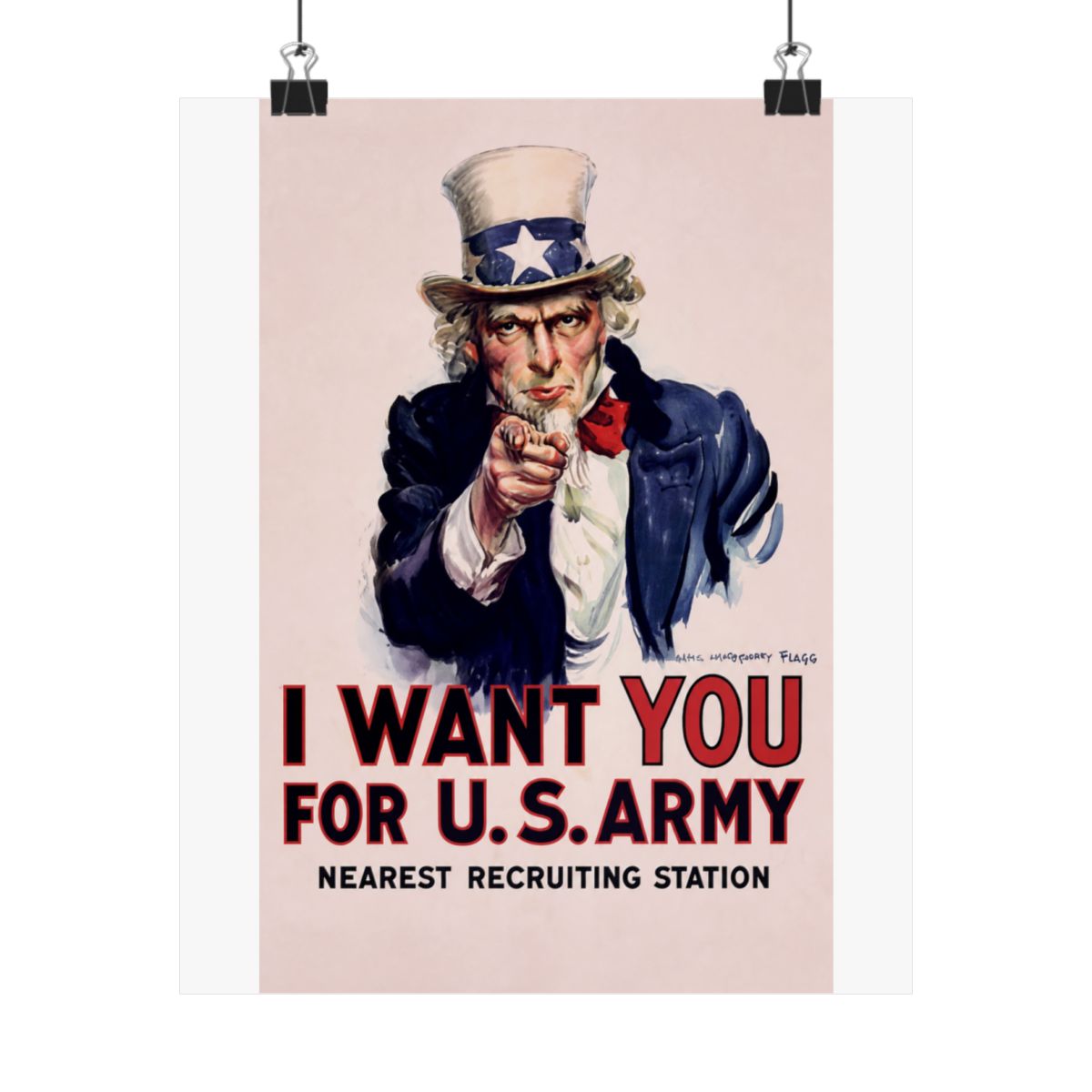 Uncle Sam Recruitment Poster - alternate angle 3, merchandise